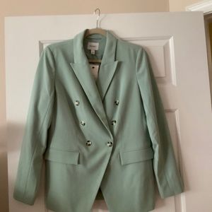 Nine West nwt sage green blazer size M